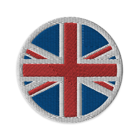 United Kingdom Flag Patch | Embroidered Iron-on or Sew-on DIY Applique For Vest, Backpack, Clothing Badge, Bikers, Travel Collectors