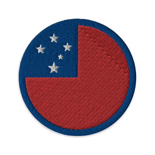 Samoa Flag Patch | Embroidered Iron-on or Sew-on DIY Applique For Vest, Backpack, Clothing Badge, Bikers, Travel Collectors, Souvenir