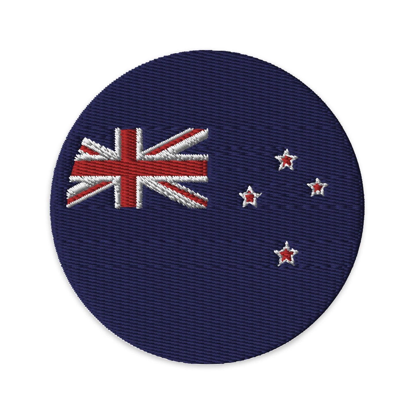 New Zealand Flag Patch | Embroidered Iron-on or Sew-on DIY Applique For Vest, Backpack, Clothing Badge, Bikers, Travel Collectors, Souvenir