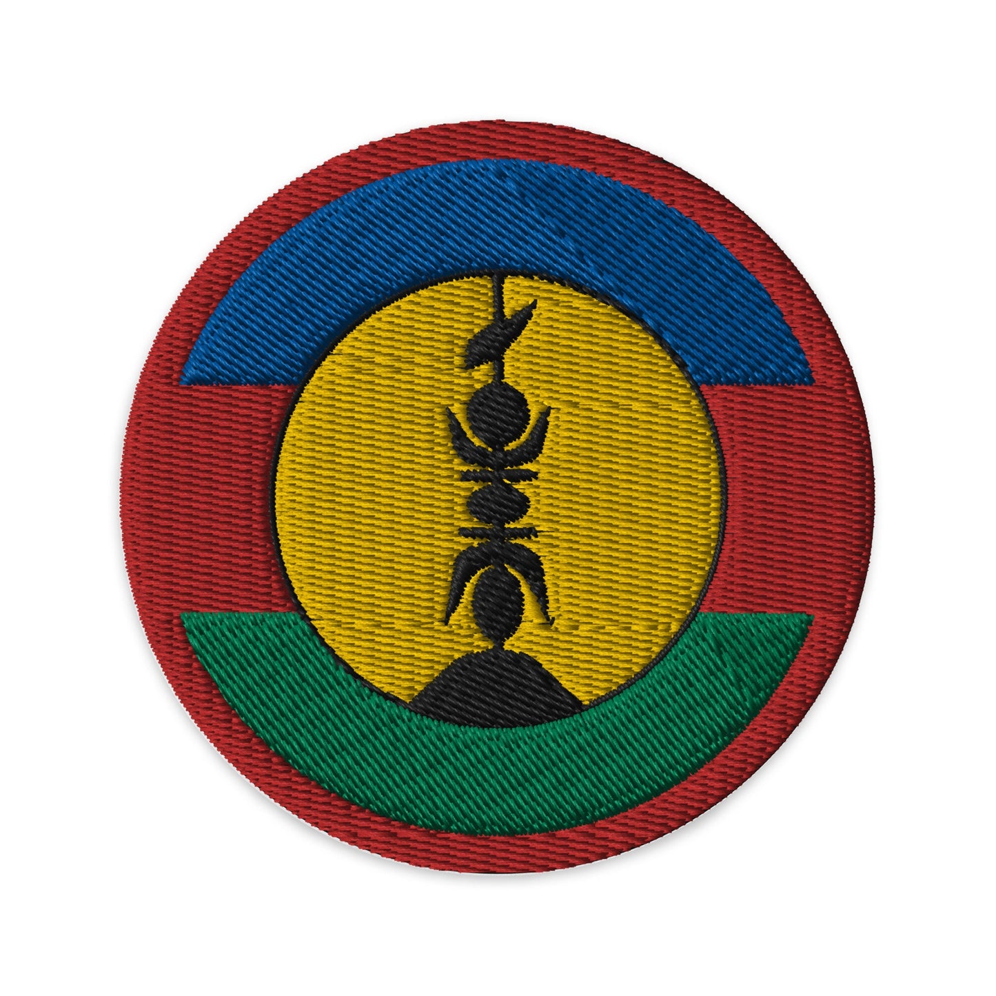 New Caledonia Flag Patch | Embroidered Iron-on or Sew-on DIY Applique For Vest, Backpack, Clothing Badge, Bikers, Travel Collector, Souvenir