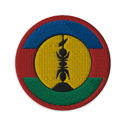 New Caledonia Flag Patch | Embroidered Iron-on or Sew-on DIY Applique For Vest, Backpack, Clothing Badge, Bikers, Travel Collector, Souvenir