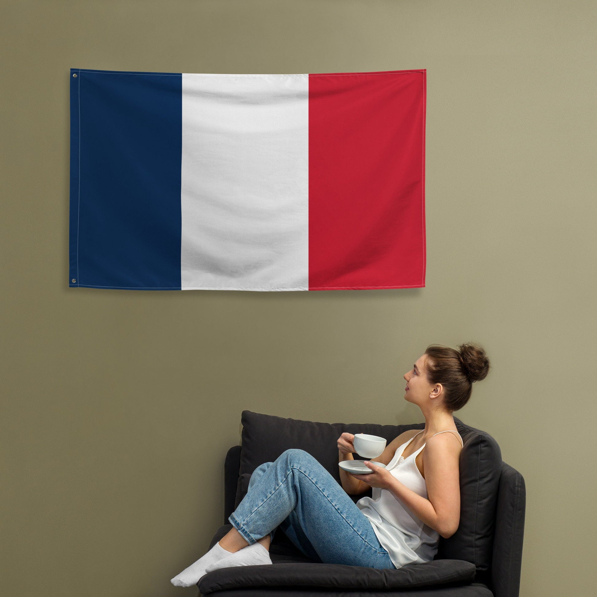 France Large Premium Flag