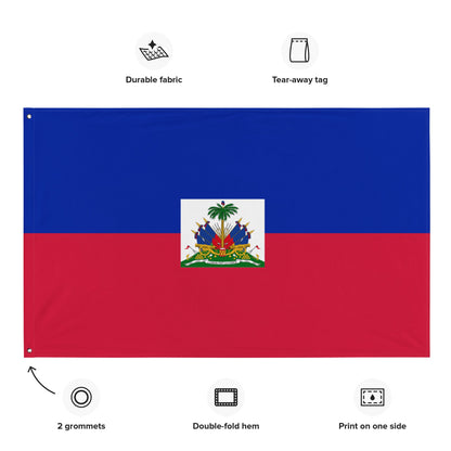 Haiti Large Premium Flag