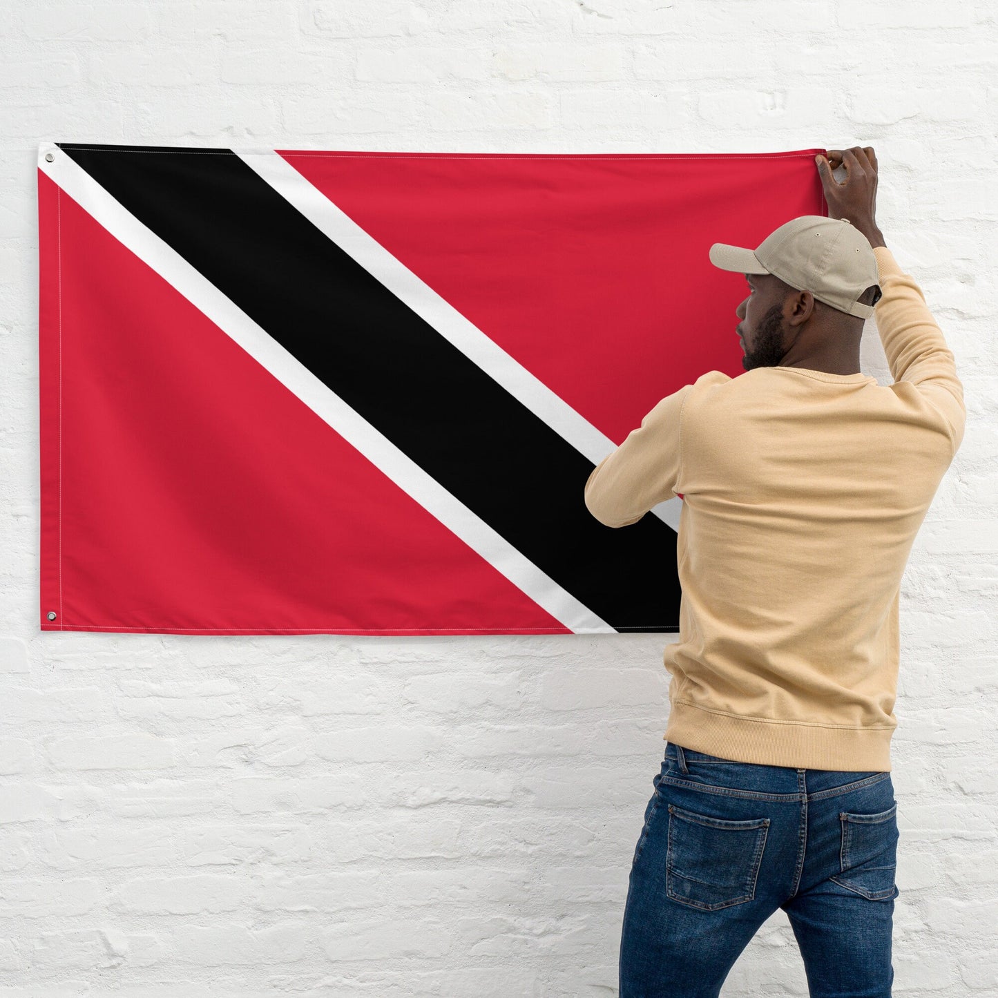 Trinidad Flag | Premium Large Flag of Trinidad and Tobago for interior decoration