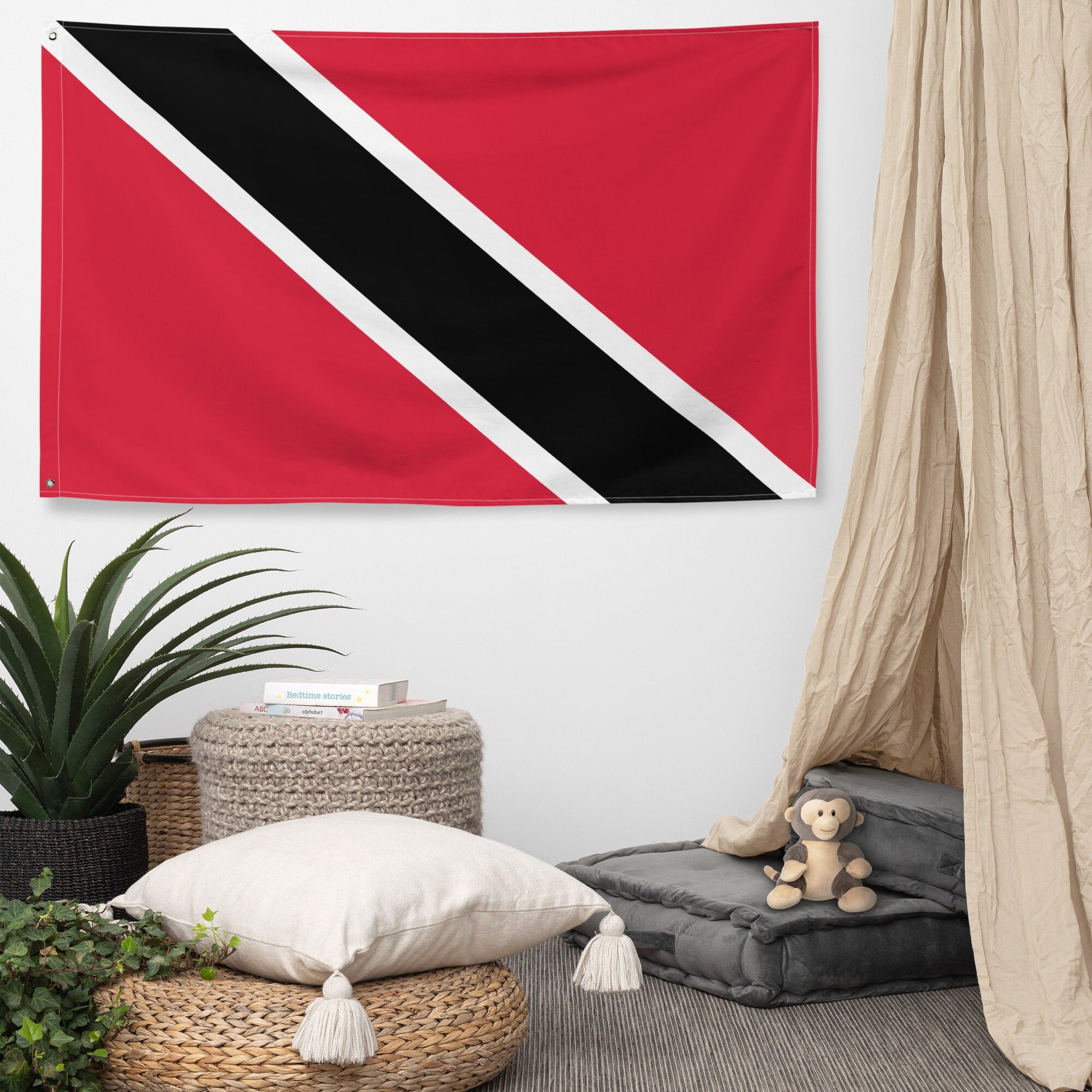 Trinidad Flag | Premium Large Flag of Trinidad and Tobago for interior decoration