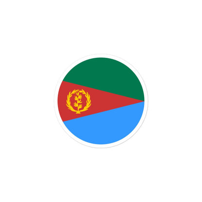 Eritrea Flag Sticker | Bubble-free Kiss Cut Versatile Durable Water Safe Decorative Add-on for your Cars, Laptops, Notebooks and Phones