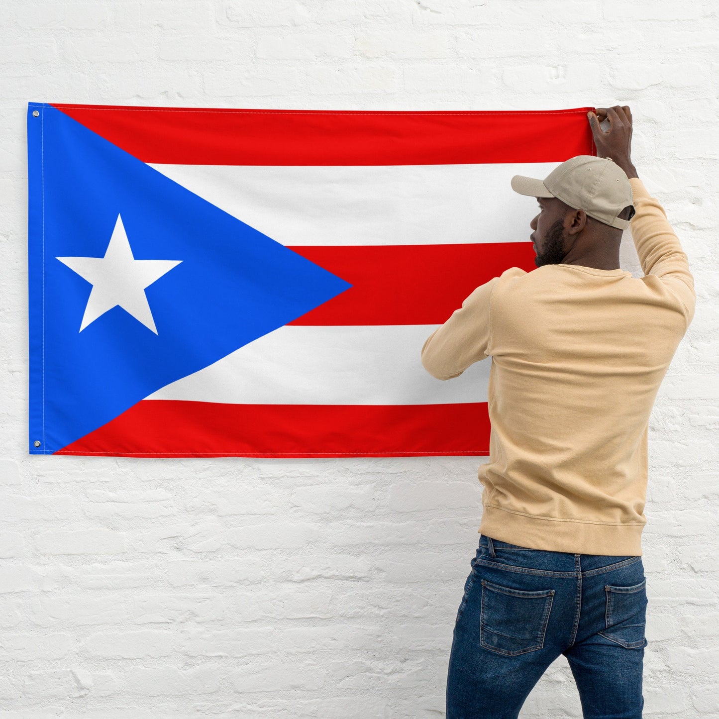 Puerto Rico Large Premium Flag