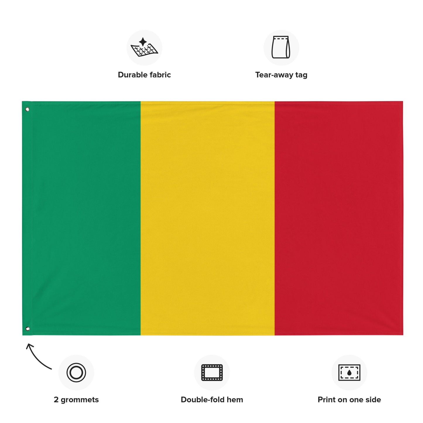 Mali Large Premium Flag