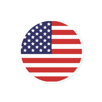 USA Flag Sticker | Bubble-free Kiss Cut Versatile Durable Water Safe Decorative Add-on for your Cars, Laptops, Notebooks, Phones, Work Desks