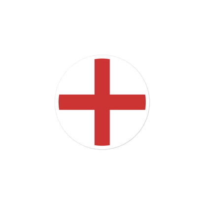 England Flag Sticker | Bubble-free Kiss Cut Versatile Durable Water Safe Decorative Add-on for your Car, Laptop, Notebook, Phone, Work Desk