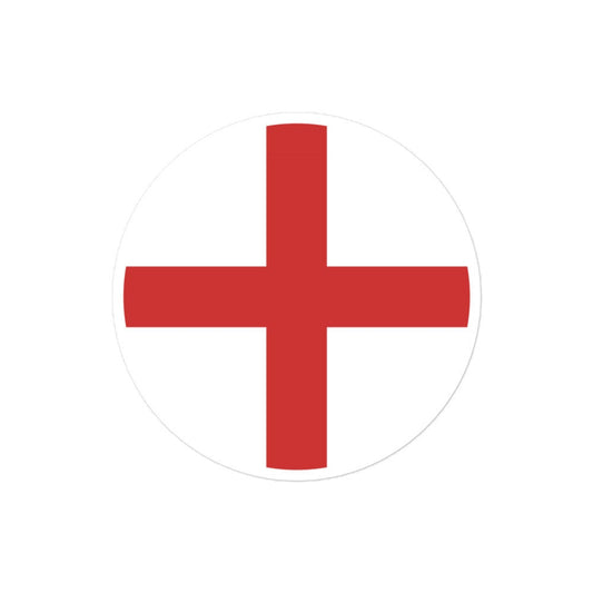 England Flag Sticker | Bubble-free Kiss Cut Versatile Durable Water Safe Decorative Add-on for your Car, Laptop, Notebook, Phone, Work Desk