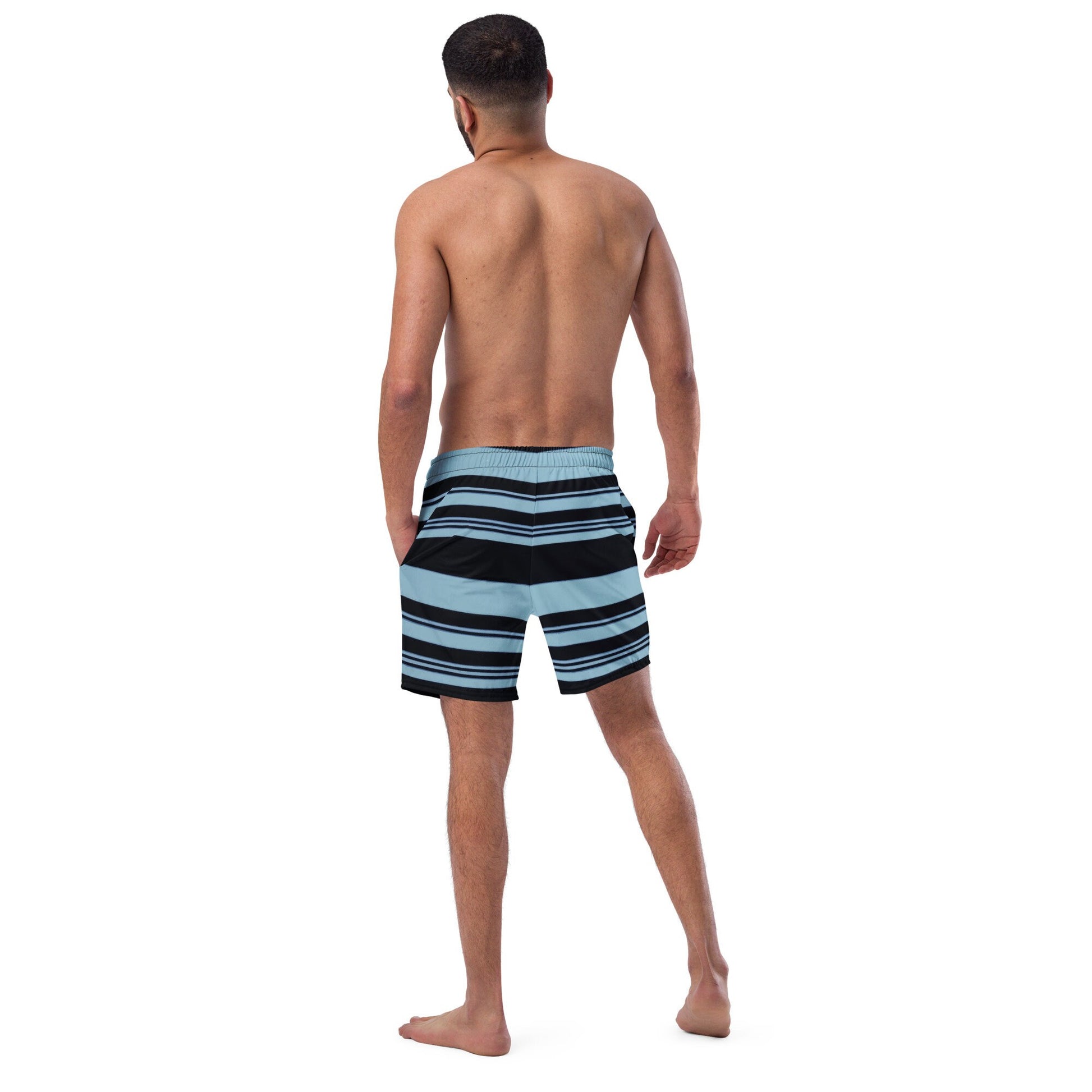 Soho Men&#39;s Swim Trunk | Recycled Traditional Print From West Africa Inspired Short for Spring, Summer, Beach, Outdoor and Vacations