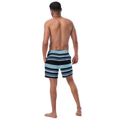 Soho Men&#39;s Swim Trunk | Recycled Traditional Print From West Africa Inspired Short for Spring, Summer, Beach, Outdoor and Vacations