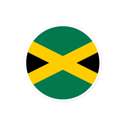 Jamaica Flag Sticker | Bubble-free Kiss Cut Versatile Durable Water Safe Decorative Add-on for your Cars, Laptops, Notebooks and Phones