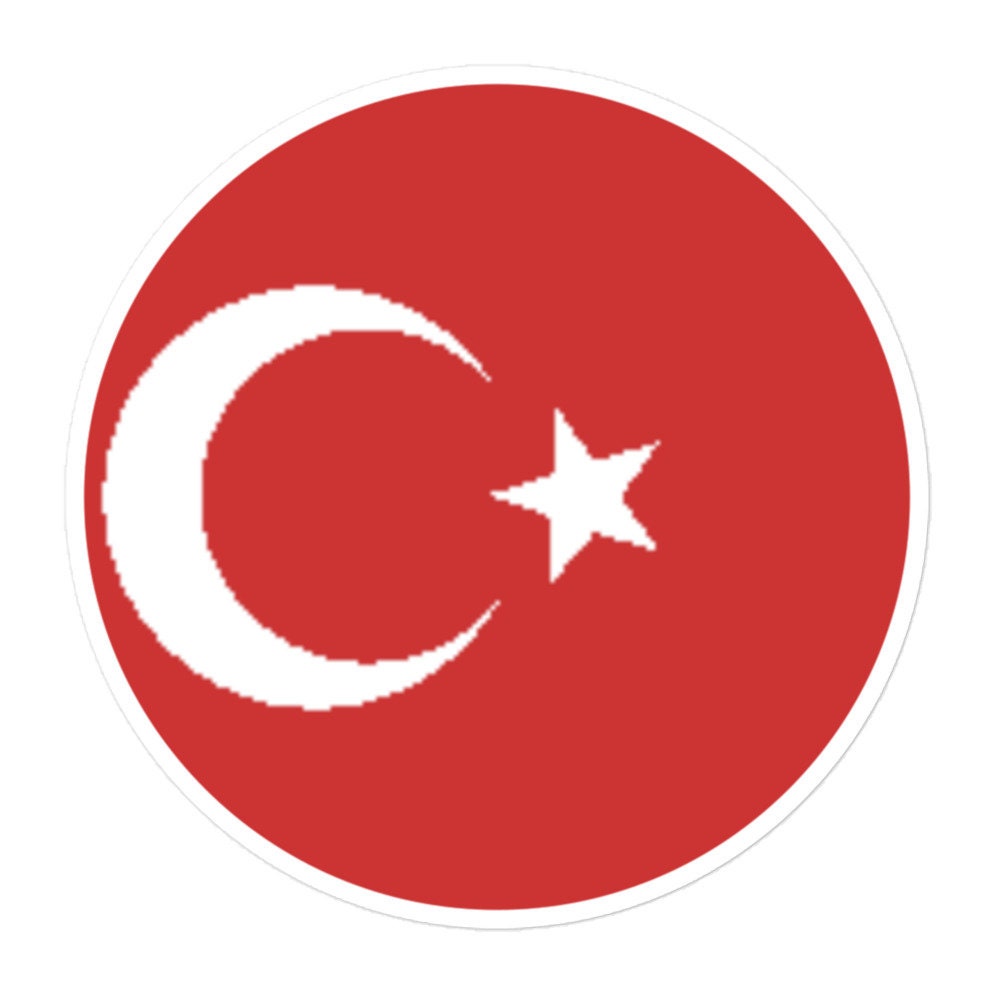 Turkey Flag Sticker | Bubble-free Kiss Cut Versatile Durable Water Safe Decorative Add-on for your Cars, Laptops, Notebooks and Phones