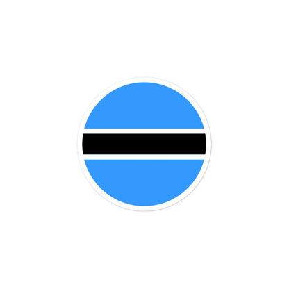 Botswana Flag Sticker | Bubble-free Kiss Cut Versatile Durable Water Safe Decorative Add-on for your Cars, Laptops, Notebooks and Phones