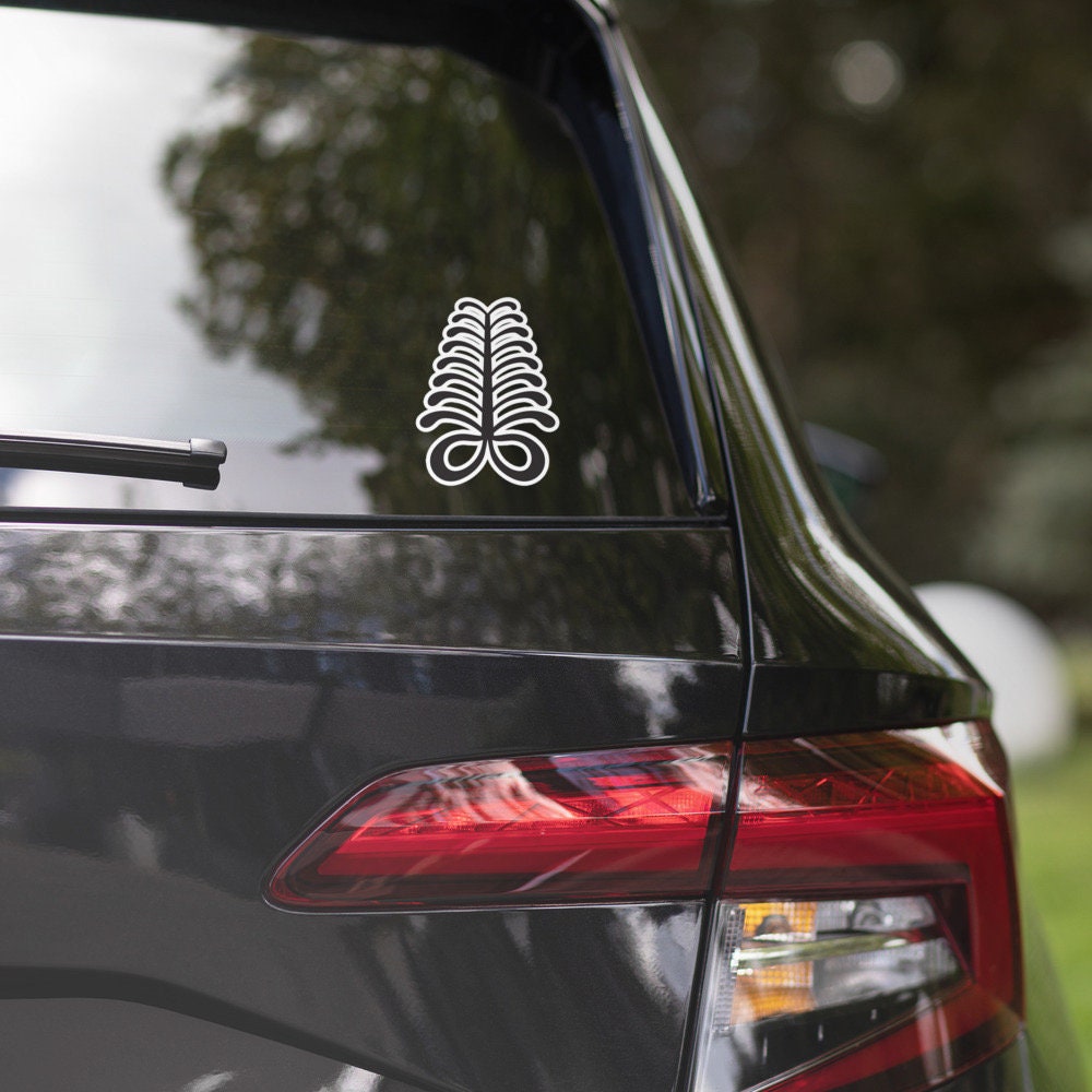 Aya Sticker | African Symbol Bubble-free Kiss Cut Versatile Durable Decorative Add-on for your Cars, Laptops, Notebooks and Phones