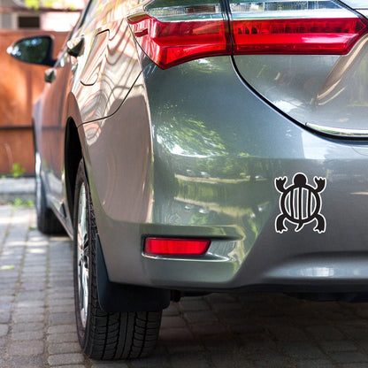 Denkyem Sticker | African Symbol Bubble-free Kiss Cut Versatile Durable Decorative Add-on for your Cars, Laptops, Notebooks and Phones