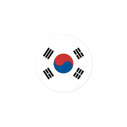 South Korea Flag Sticker | Bubble-free Kiss Cut Versatile Durable Water Safe Decorative Add-on for your Cars, Laptops, Notebooks and Phones