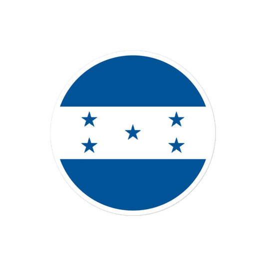 Honduras Flag Sticker | Bubble-free Kiss Cut Versatile Durable Water Safe Decorative Add-on for your Cars, Laptops, Notebooks and Phones