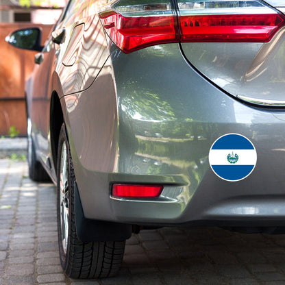 El Salvador Flag Sticker | Bubble-free Kiss Cut Versatile Durable Water Safe Decorative Add-on for your Cars, Laptops, Notebooks and Phones