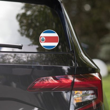 Costa Rica Flag Sticker | Bubble-free Kiss Cut Versatile Durable Water Safe Decorative Add-on for your Cars, Laptops, Notebooks and Phones