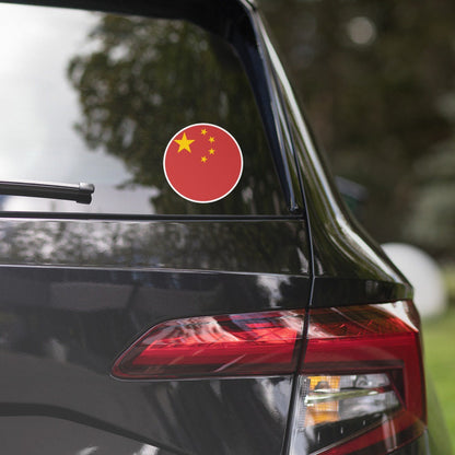 China Flag Sticker | Bubble-free Kiss Cut Versatile Durable Water Safe Decorative Add-on for your Cars, Laptops, Notebooks and Phones