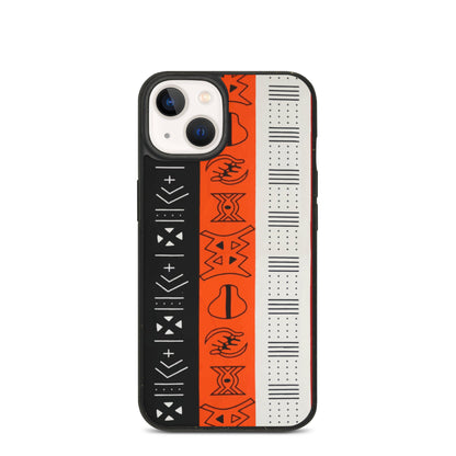 African Symbols Biodegradable IPhone Case