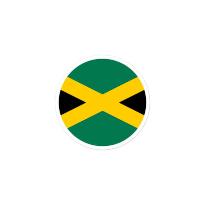 Jamaica Flag Sticker | Bubble-free Kiss Cut Versatile Durable Water Safe Decorative Add-on for your Cars, Laptops, Notebooks and Phones