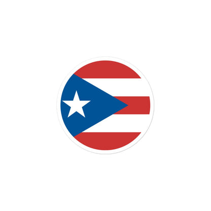 Puerto Rico Flag Sticker | Bubble-free Kiss Cut Versatile Durable Water Safe Decorative Add-on for your Cars, Laptops, Notebooks and Phones