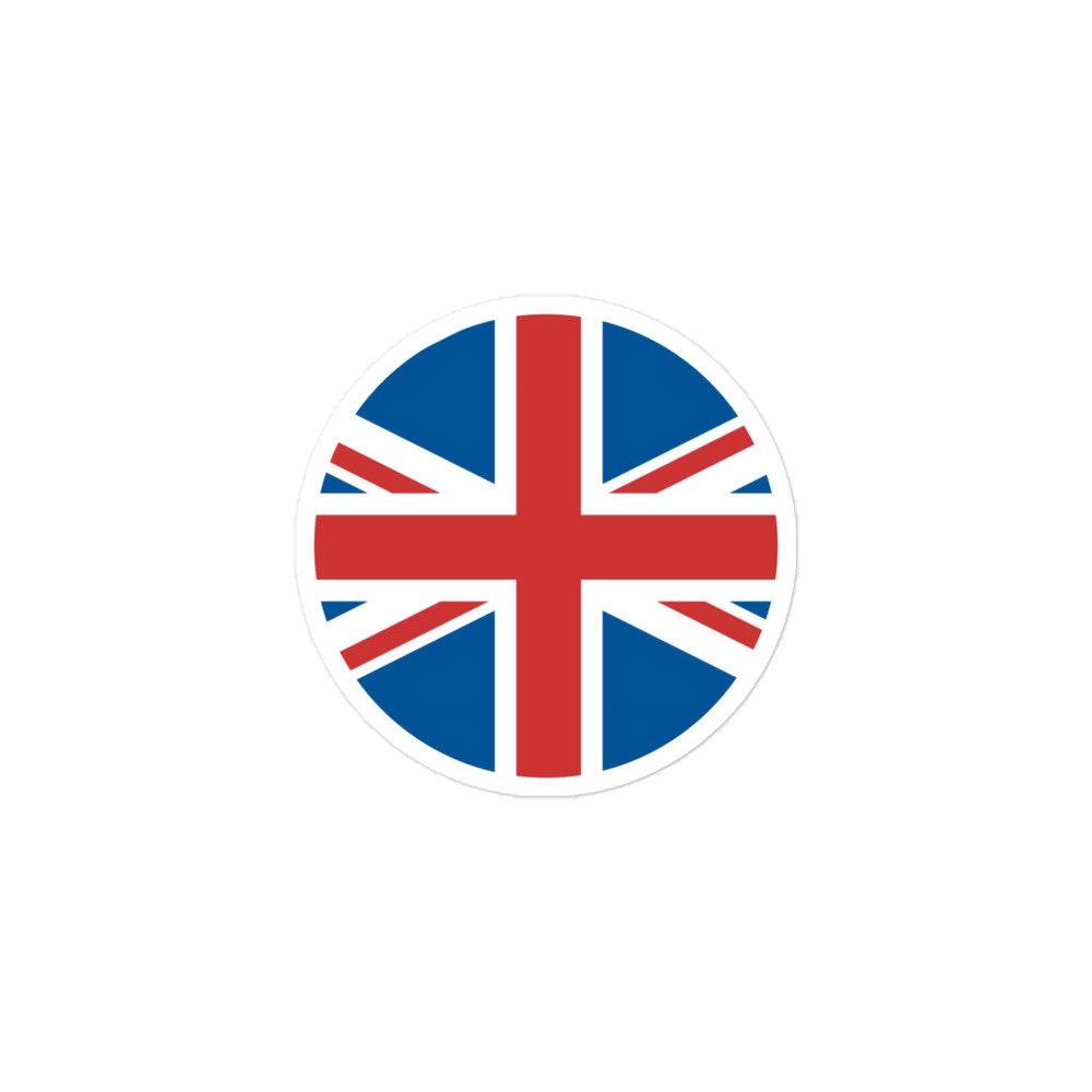 United Kingdom Flag Sticker | Bubble-free Kiss Cut Versatile Durable Water Safe Decorative Add-on for your Car, Laptop, Notebooks and Phones