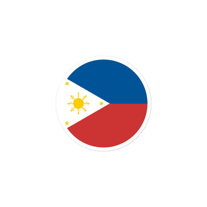 Philippines Flag Sticker | Bubble-free Kiss Cut Versatile Durable Water Safe Decorative Add-on for your Cars, Laptops, Notebooks and Phones