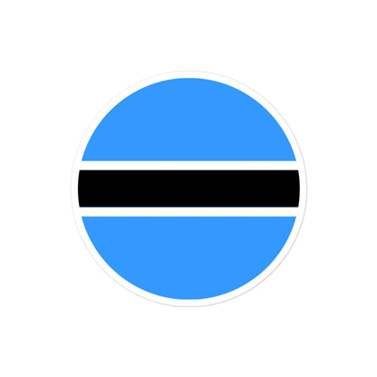 Botswana Flag Sticker | Bubble-free Kiss Cut Versatile Durable Water Safe Decorative Add-on for your Cars, Laptops, Notebooks and Phones