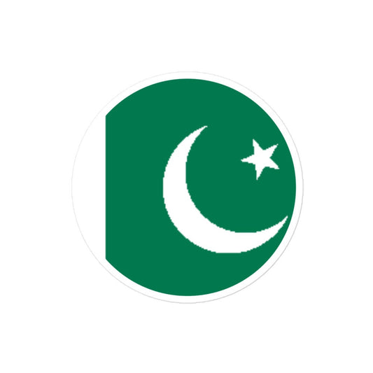 Pakistan Flag Sticker | Bubble-free Kiss Cut Versatile Durable Water Safe Decorative Add-on for your Cars, Laptops, Notebooks and Phones