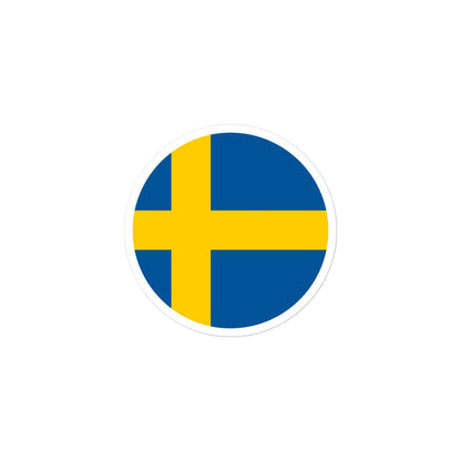 Sweden Flag Sticker | Bubble-free Kiss Cut Versatile Durable Water Safe Decorative Add-on for your Cars, Laptops, Notebooks and Phones