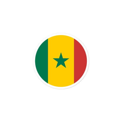 Senegal Flag Sticker | Bubble-free Kiss Cut Versatile Durable Water Safe Decorative Add-on for your Cars, Laptops, Notebooks and Phones