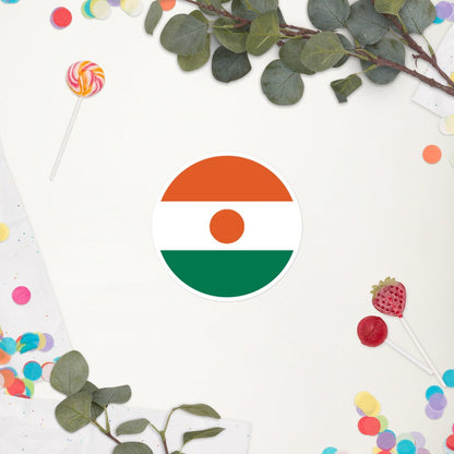 Niger Flag Sticker | Bubble-free Kiss Cut Versatile Durable Water Safe Decorative Add-on for your Cars, Laptops, Notebooks and Phones