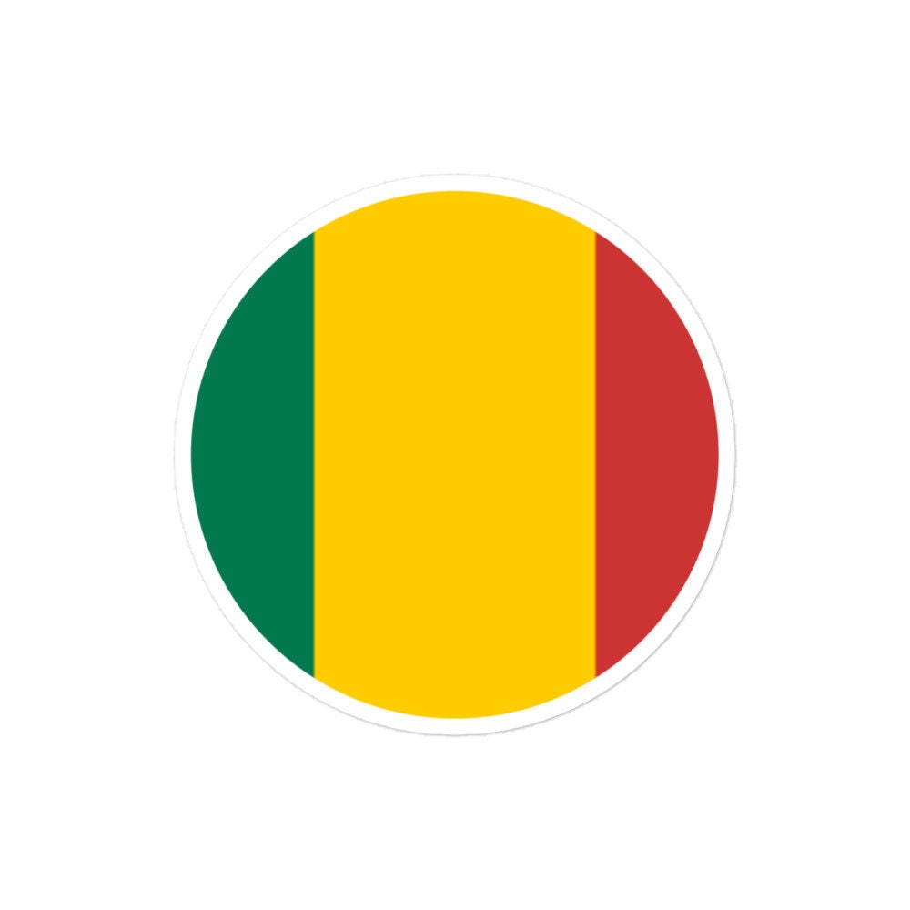 Mali Flag Sticker | Bubble-free Kiss Cut Versatile Durable Water Safe Decorative Add-on for your Cars, Laptops, Notebooks and Phones