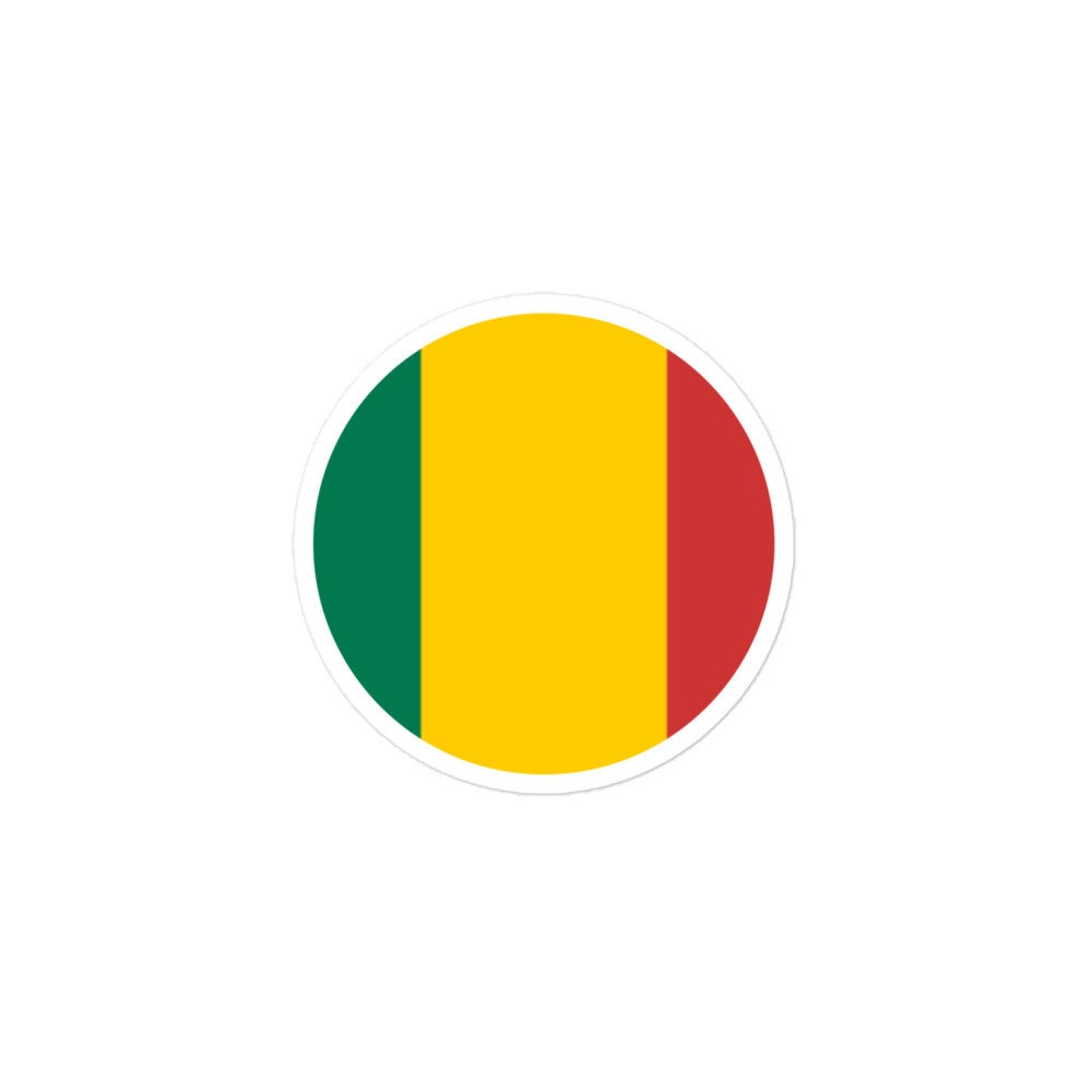 Mali Flag Sticker | Bubble-free Kiss Cut Versatile Durable Water Safe Decorative Add-on for your Cars, Laptops, Notebooks and Phones