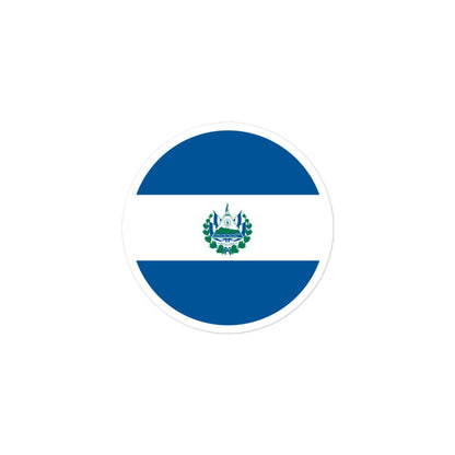 El Salvador Flag Sticker | Bubble-free Kiss Cut Versatile Durable Water Safe Decorative Add-on for your Cars, Laptops, Notebooks and Phones