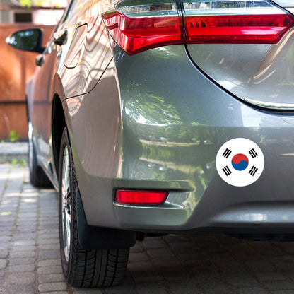 South Korea Flag Sticker | Bubble-free Kiss Cut Versatile Durable Water Safe Decorative Add-on for your Cars, Laptops, Notebooks and Phones