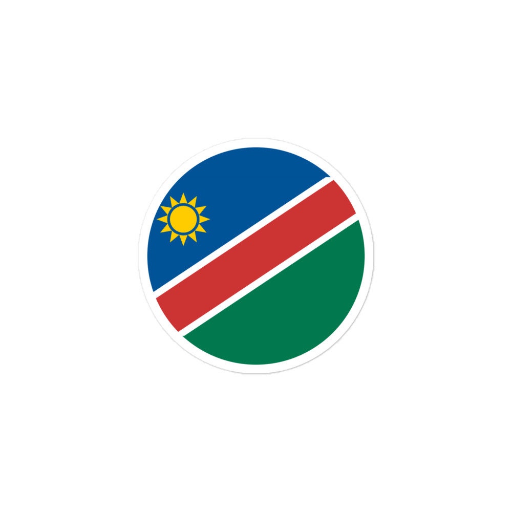 Namibia Flag Sticker | Bubble-free Kiss Cut Versatile Durable Water Safe Decorative Add-on for your Cars, Laptops, Notebooks and Phones