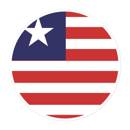 Liberia Flag Sticker | Bubble-free Kiss Cut Versatile Durable Water Safe Decorative Add-on for your Cars, Laptops, Notebooks and Phones