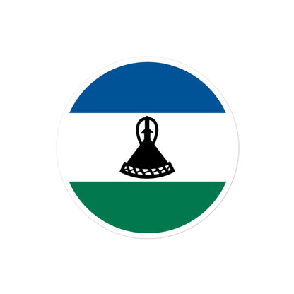 Lesotho Flag Sticker | Bubble-free Kiss Cut Versatile Durable Water Safe Decorative Add-on for your Cars, Laptops, Notebooks and Phones