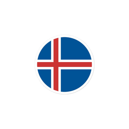 Iceland Flag Sticker | Bubble-free Kiss Cut Versatile Durable Water Safe Decorative Add-on for your Cars, Laptops, Notebooks and Phones