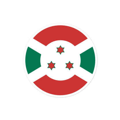 Burundi Flag Sticker | Bubble-free Kiss Cut Versatile Durable Water Safe Decorative Add-on for your Cars, Laptops, Notebooks and Phones