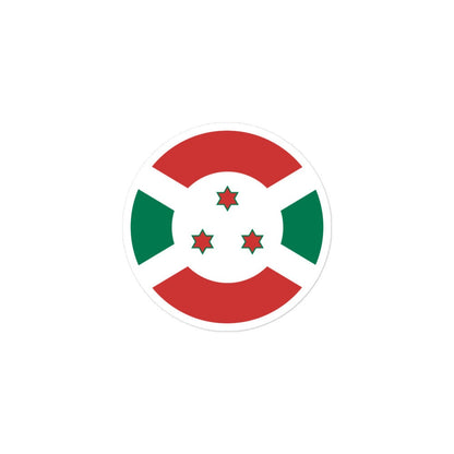 Burundi Flag Sticker | Bubble-free Kiss Cut Versatile Durable Water Safe Decorative Add-on for your Cars, Laptops, Notebooks and Phones