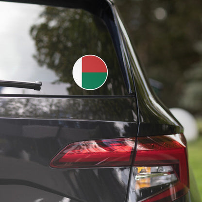 Madagascar Flag Sticker | Bubble-free Kiss Cut Versatile Durable Water Safe Decorative Add-on for your Cars, Laptops, Notebooks and Phones