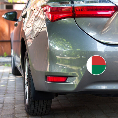 Madagascar Flag Sticker | Bubble-free Kiss Cut Versatile Durable Water Safe Decorative Add-on for your Cars, Laptops, Notebooks and Phones