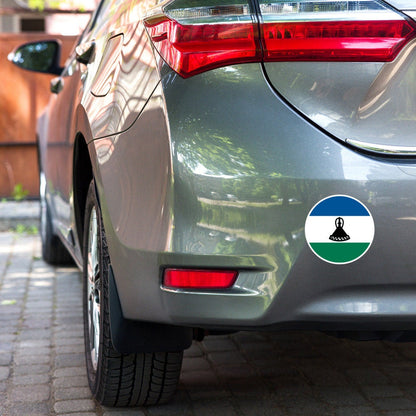 Lesotho Flag Sticker | Bubble-free Kiss Cut Versatile Durable Water Safe Decorative Add-on for your Cars, Laptops, Notebooks and Phones